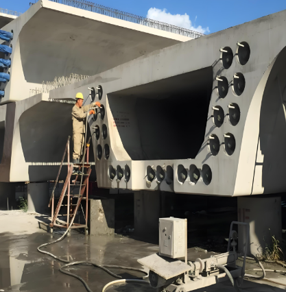 马尾压浆料施工流程及注意事项